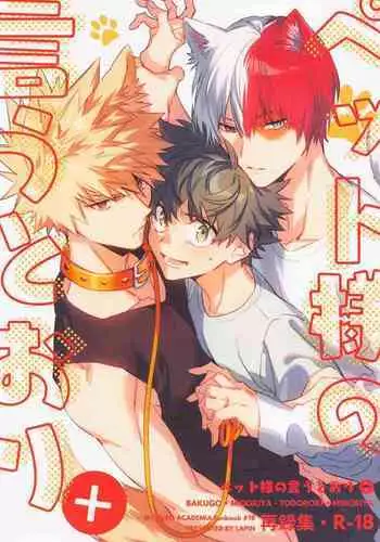 (Douyara Deban no Youda! 27) [lapin (hegi)] Pet-sama no Iu toori + (Boku no Hero Academia)