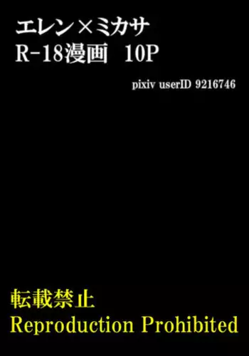 [211] 複製禁止 reproduction prohibited [shingeki no kyojin]