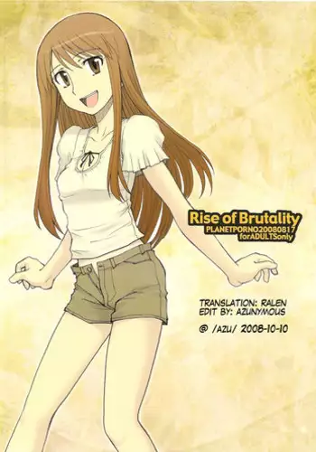 (C74) [PLANET PORNO (Yamane)] Rise of Brutality (Yotsubato!) [English] [Ralen]