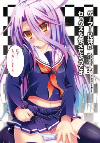 (C86) [Imitation Moon (Narumi Yuu)] Gamer Kyoudai ga Sex wo Oboeta You desu (No Game No Life)